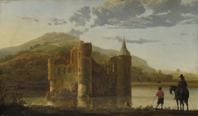 ウブベルゲン城、c。 1655 作： Aelbert Cuyp