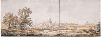 南からのアーネムの眺めc。 1645 作： Aelbert Cuyp
