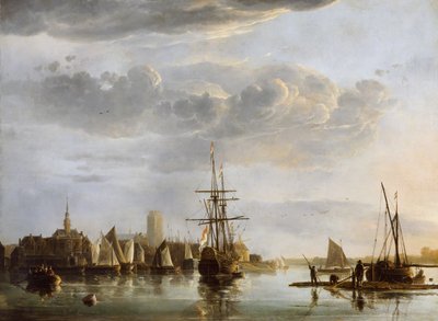 ドルドレヒトの眺め、1652～53年頃（キャンバスに油彩） 作： Aelbert Cuyp