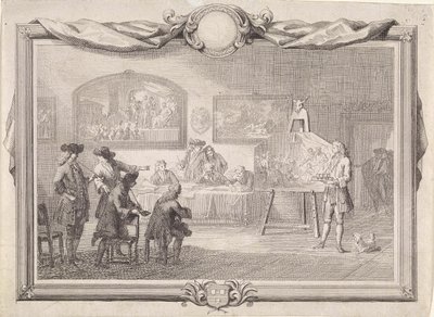 ドルドレヒトの聖ルークのギルド、1736年 作： Aert Schouman