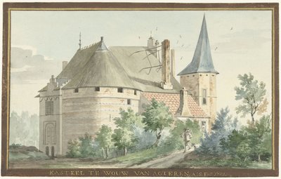ワウの城 CASTLE IN WOUW VAN AGTEREN (オブジェクトのタイトル) 作： Aert Schouman