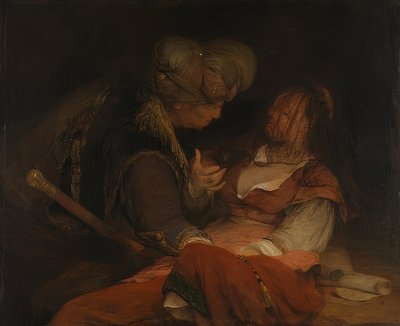 ユダとタマル。 1681年頃 作： Aernt de Gelder