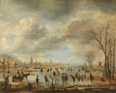 冬のリバービュー、1655〜60年頃 作： Aert van der Neer