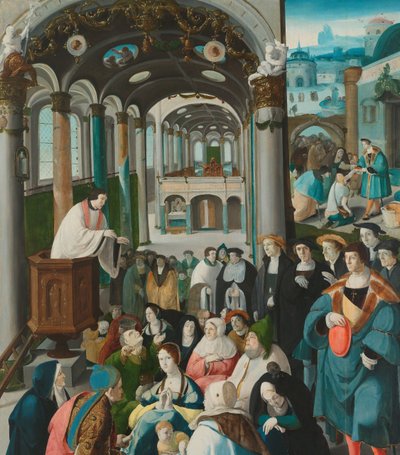 聖アントニオの召し 聖アントニオの召し 作： Aertgen Claesz van Leyden