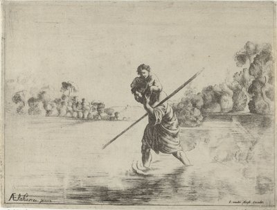 聖クリストファー 作： After Adam Elsheimer