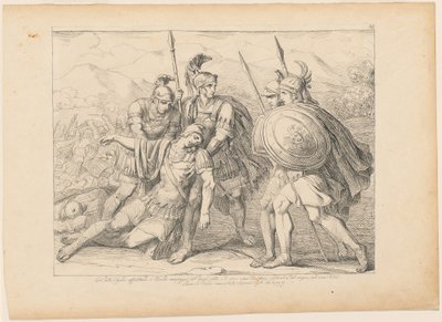 ラウサスの死 作： After Bartolomeo Pinelli