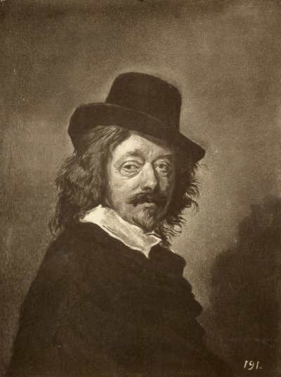 フランス・ハルス（1582/83-1666）の肖像 作： フラン首の後