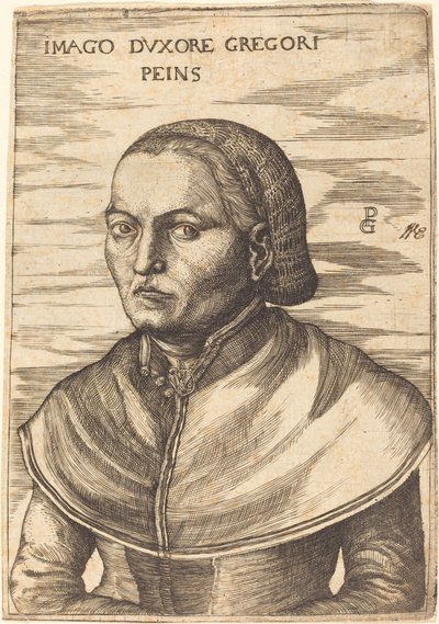 ゲオルグ・ペンツの妻 作： After Georg Pencz