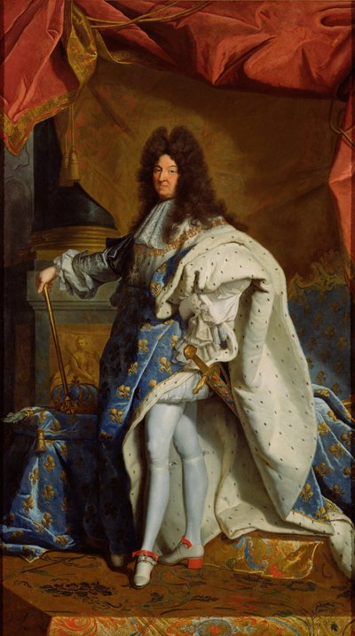ルイ14世の肖像 作： After Hyacinthe Rigaud