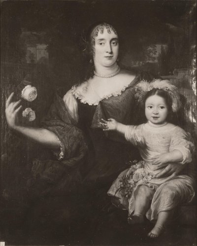 マリア・ファン・ベルッケル（1631-1796）と娘の二重像 作： After Jan de Baen