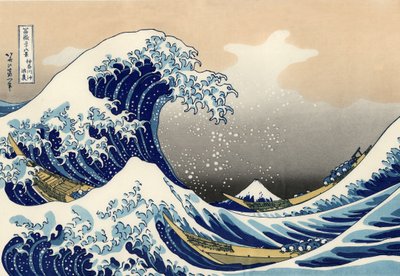 神奈川沖の大波 作： After Katsushika Hokusai