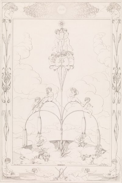 The Times of the Day』シリーズの『Morning』、1807年。 作： After Philipp Otto Runge