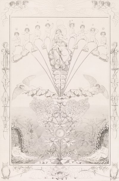 夜」、シリーズ「The Times of the Day」より、1807年。 作： After Philipp Otto Runge