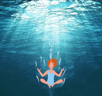 Meditation, 2023（写真にデジタルアート） 作： Agnes Girardon