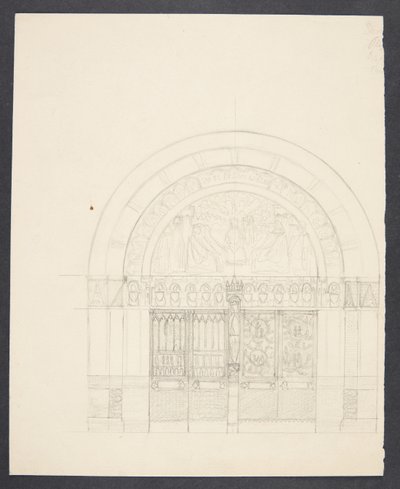 コペンハーゲン市庁舎のエントランス装飾案 作： Agnes Slott Møller