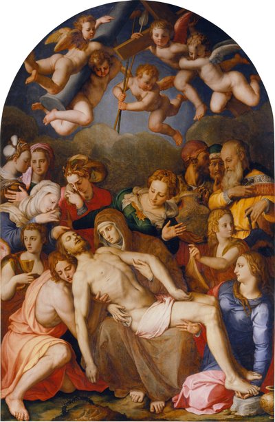 キリストの沈着 作： Agnolo Bronzino