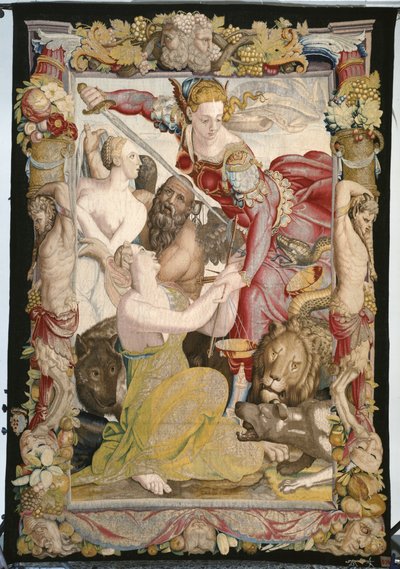 イノセンスを届ける正義 作： Agnolo (after) Bronzino