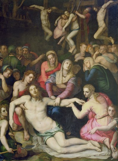 十字架からの堆積 作： Agnolo Bronzino