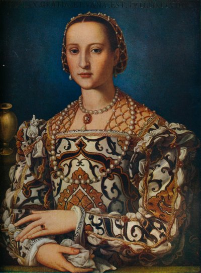 トレドのエレオノラ、c1562-1572、1930。 作： Agnolo Bronzino