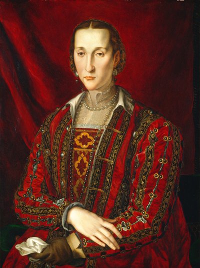 トレドのエレノア、c。 1560年。 作： Agnolo Bronzino