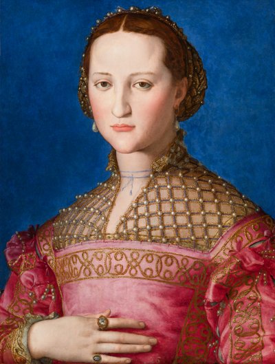 トレドのエレノアの肖像、1543年 作： Agnolo Bronzino