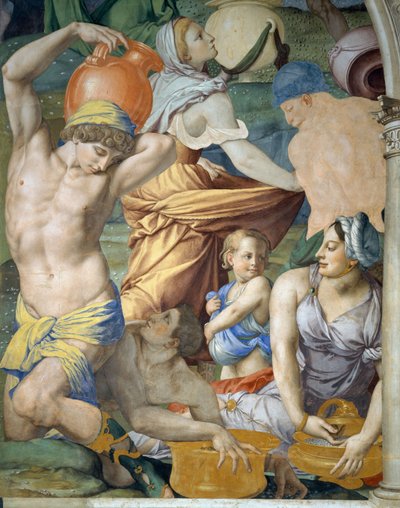 マナ細部の集まり、1540-1545 作： Agnolo Bronzino