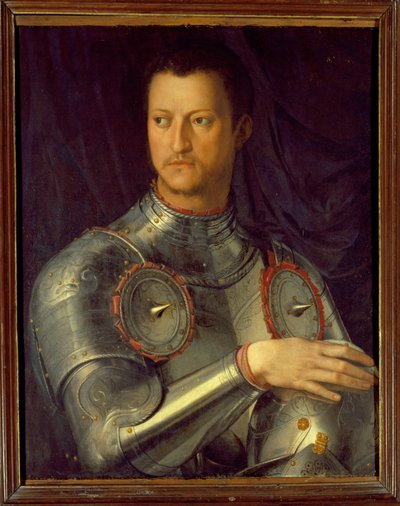 コジモ 1 世 (1519-74) デ メディチの肖像 作： Agnolo Bronzino