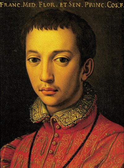 フランチェスコ1世・デ・メディチの肖像（フィレンツェ 作： Agnolo Bronzino