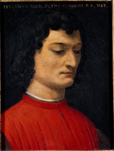 ジュリアーノ・デ・メディチの肖像 作： Agnolo Bronzino