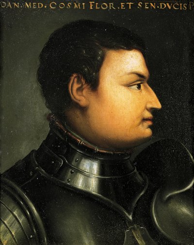ロドヴィコ・デ・メディチ（ジョヴァンニ・ダル・バンデ・ネレ）の肖像 作： Agnolo Bronzino