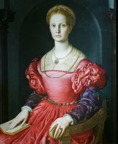 ルクレツィア・パンチャティチの肖像 作： Agnolo Bronzino