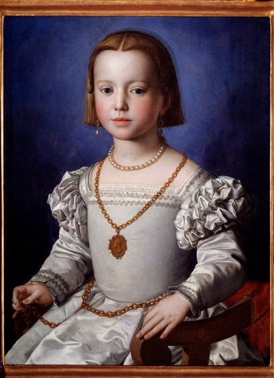 マリア・デ・メディチの肖像（絵画 作： Agnolo Bronzino