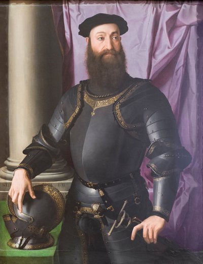 ステファノ IV コロンナの肖像 作： Agnolo Bronzino