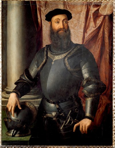 コンドッティエレ・ステファノ・コロンナの肖像 作： Agnolo Bronzino