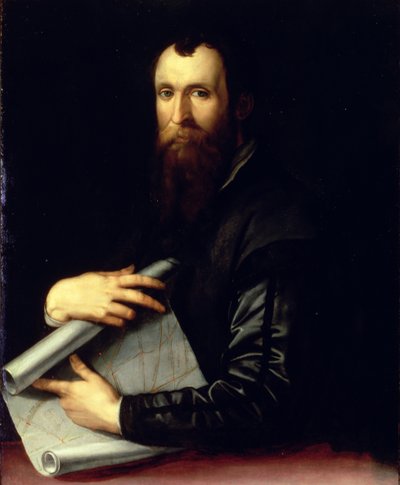 エンジニア、ルカ・マルティーニの肖像 作： Agnolo Bronzino