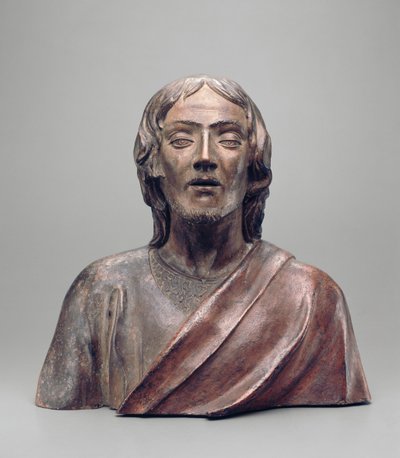 バプテストの聖ヨハネ、c.1490-1500（多色装飾のテラコッタ） 作： Agnolo di Polo