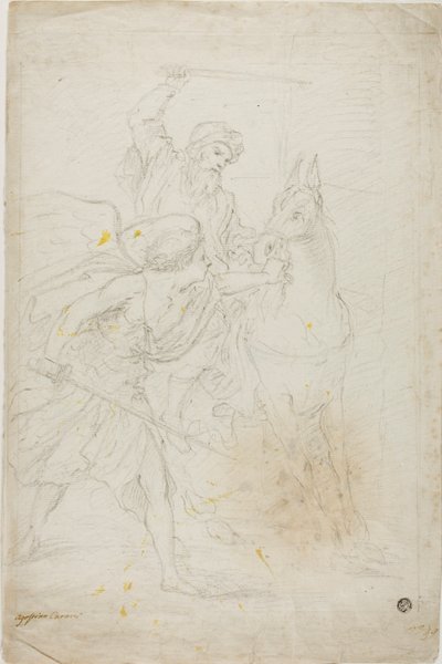 バラムの尻 作： Agostino Carracci