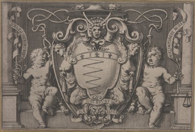 フィリッポ・セガ枢機卿の紋章 作： Agostino Carracci