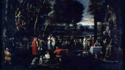 フェテシャンペトル、またはフェテミラネーゼ、1584年頃 作： Agostino Carracci