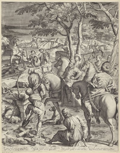 キリストの磔刑（右） 作： Agostino Carracci