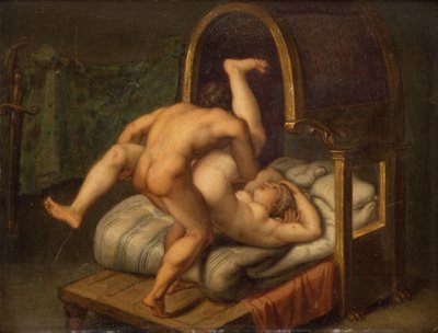 男女のヌード 作： Agostino Carracci