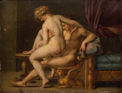 男女のヌード 作： Agostino Carracci