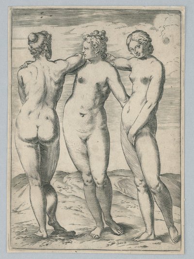 三美神 作： Agostino Carracci
