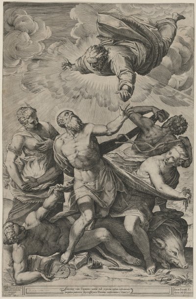  作： Agostino Carracci