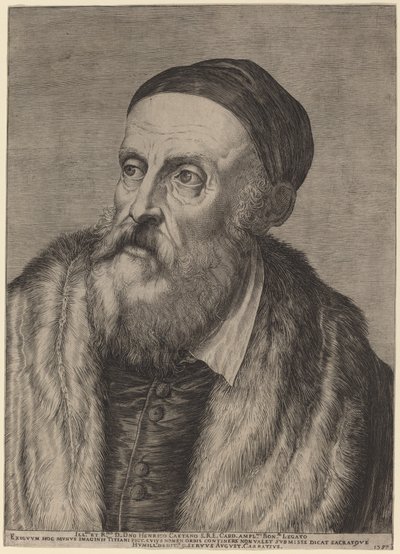 ティツィアーノ 作： Agostino Carracci after Titian