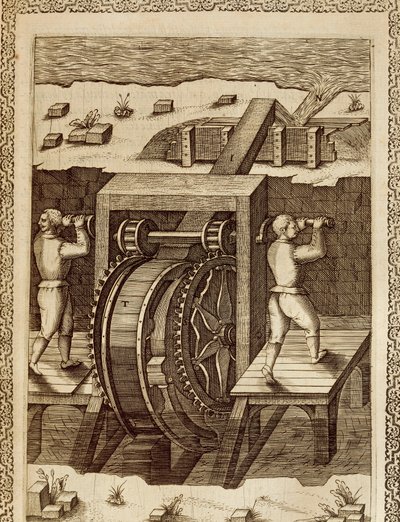 水の移動のための機械 作： Agostino Ramelli