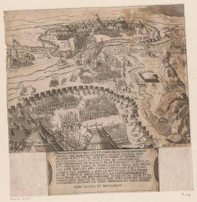 オスマン帝国によるウィーン包囲戦 作： Agostino Veneziano