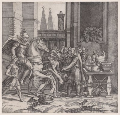 カミルス、1531 年。 作： Agostino Veneziano