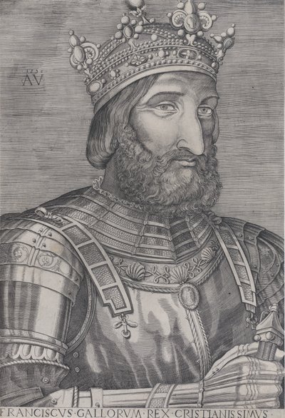 フランス国王フランソワ1世の生誕1536年。 作： Agostino Veneziano