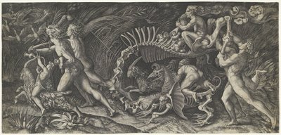 ヘット・カルカス 私は彼を絞る 作： Agostino Veneziano